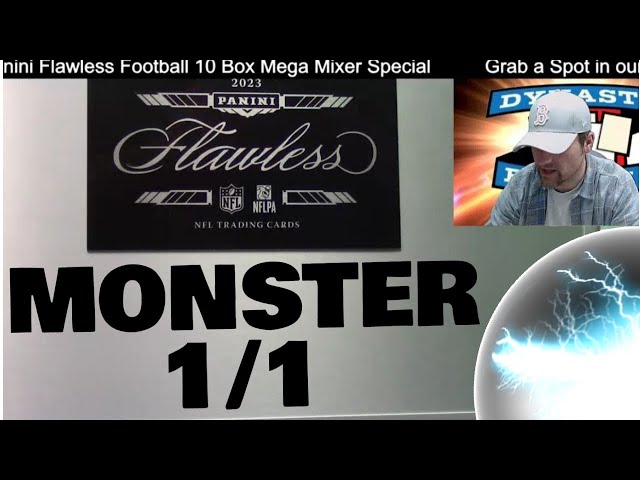 HUGE 1 OF 1 QB AUTO 💎 2023 Flawless Football Card 10 Box Mixer #1