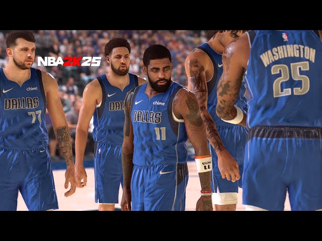 NEW LOOK MAVERICKS | SUNS vs MAVERICKS | NBA 2K25 CONCEPT GAMEPLAY | K4RL