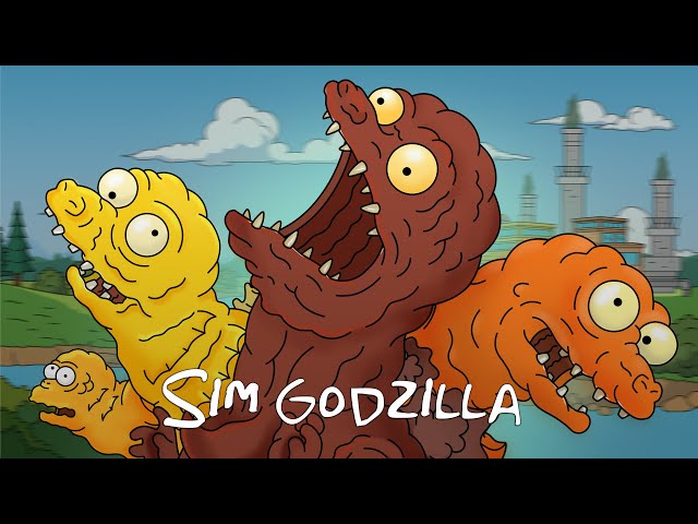 Shin Godzilla - Simpsons style