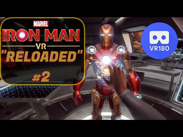 Iron Man VR # 2 "Reloaded" - PSVR VR180 3D gameplay