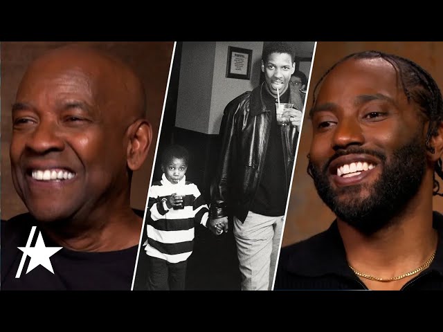 Denzel Washington & John David Washington React To SWEET Father-Son Photo