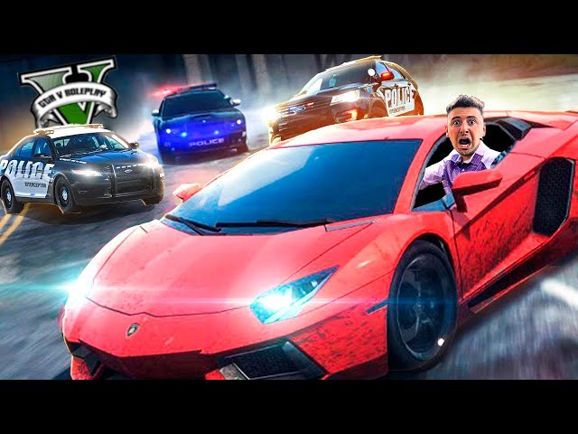 ROUBEI UM CARRO E A POLÍCIA VEIO ATRÁS!!! *dei fuga* - GTA RP