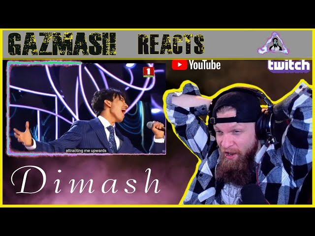 GazMASH Reacts  - Dimash S.O.S  Slavic Bazaar REACTION