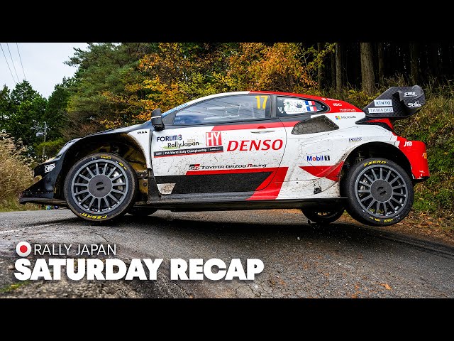 Toyota DOMINATE Rally Japan with One Day Remaining 💪