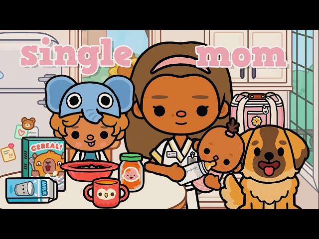 Morning Routine as a SINGLE MOM *2 KIDS* Toca Boca Roleplay 🥞 #tocaboca