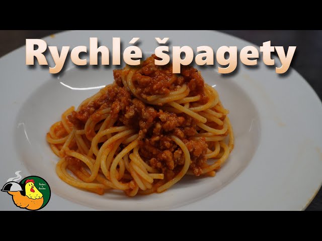 Rychlé špagety