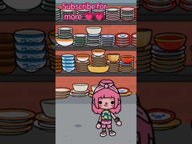 Collected all plates🍽️ #barbie #lolo #loly #toca #tocaboca #toca_life_world