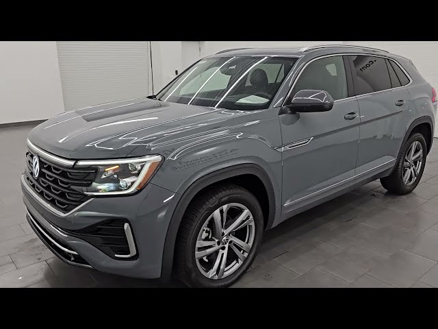 2024 VW ATLAS CROSS SPORT SEL R LINE PURE GRAY 4K WALKAROUND 24T94A