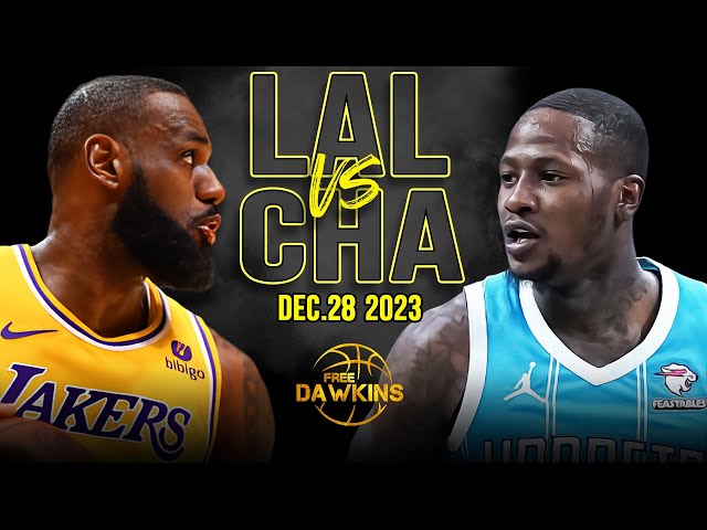 Los Angeles Lakers vs Charlotte Hornets Full Game Highlights | December 28, 2023 | FreeDawkins