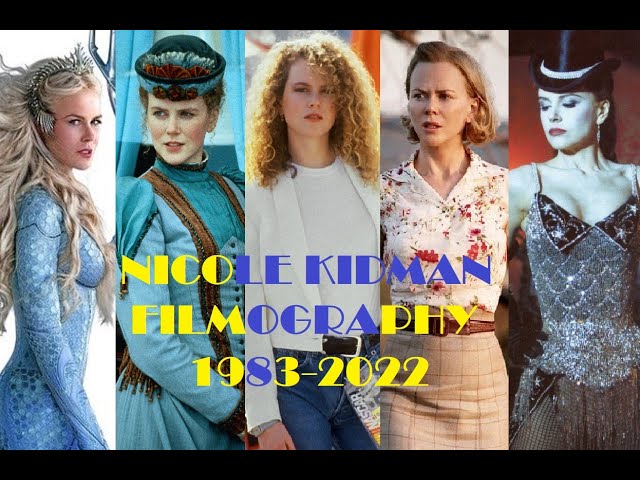 Nicole Kidman: Filmography 1983-2022