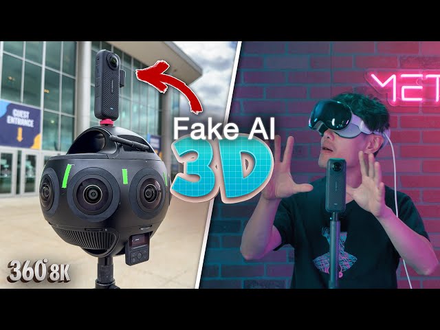 I Faked 8K 3D 360° with AI...and it looks *GOOD* 😵 | Insta360 X4 vs. Titan