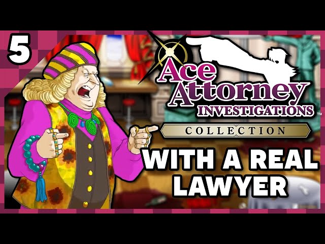 Lawyer & Voice Actor Play Miles Edgeworth Ace Attorney Investigations! Part 5