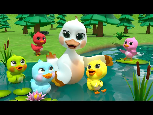 Number Song | Five Little Duckies + More Baby Songs | Newborn Nursery Rhymes