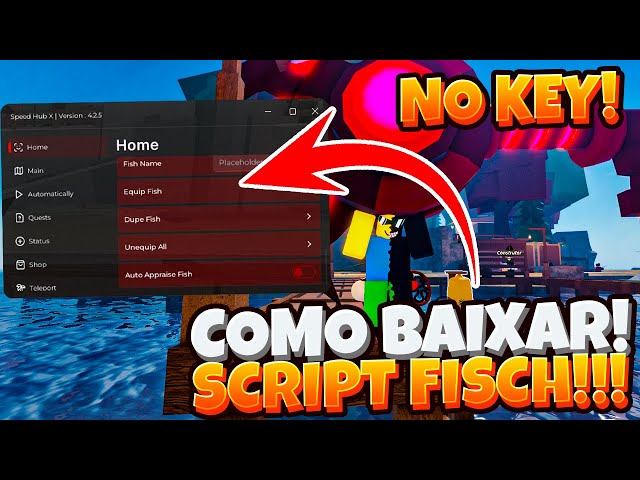 Como Baixar e Colocar SCRIPT no Fisch (CELULAR/MOBILE) | Instalar Executor Roblox/Usar Script