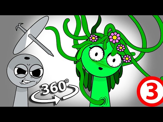 360° VR Incredibox Sprunki - CREEPY VANERIA SPRUNKIES! | Cartoon Animation