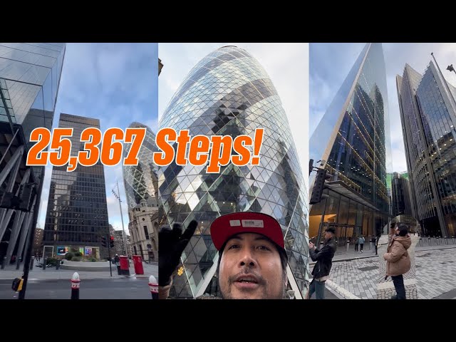 25,367 Steps in a SINGLE Day, LONDON!