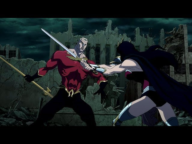 Wonder Woman vs Aquaman | Justice League: The Flashpoint Paradox