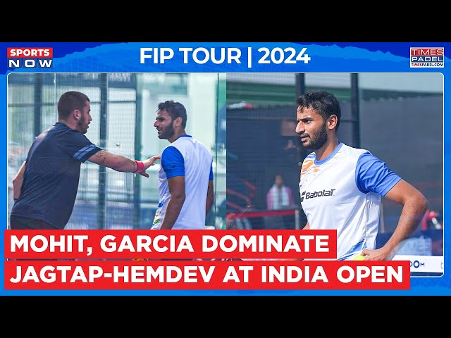 FIP Promotion India Padel Open | Round of 32 | Marc & Mohit Mohit defeat Aditya and Aryan