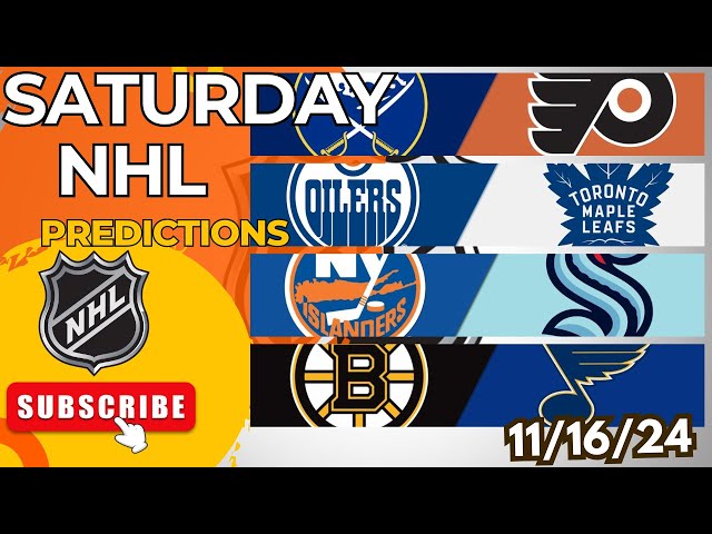 NHL Picks & Predictions Today 11/16/24 | NHL Picks Today 11/16/24 | Best NHL Bets