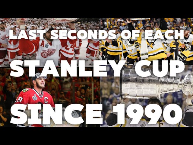 Last seconds of each Stanley Cup since 1990