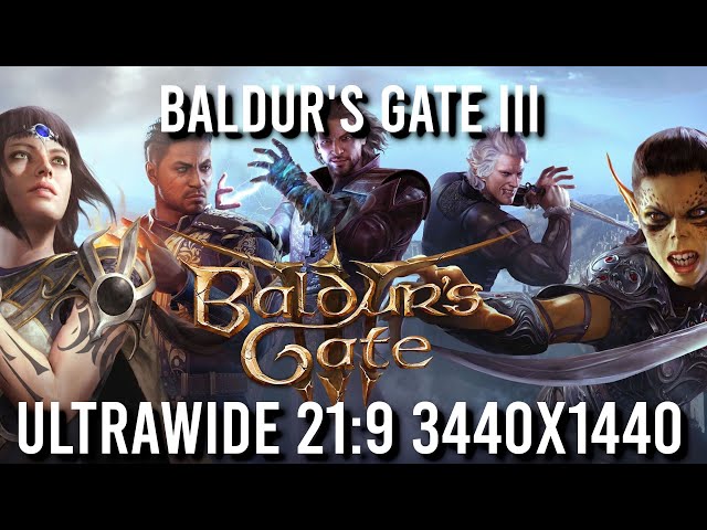 Baldurs Gate III Intro - Ultrawide 3440x1440 Ultra Settings - Escape the Nautiloid - Early Access