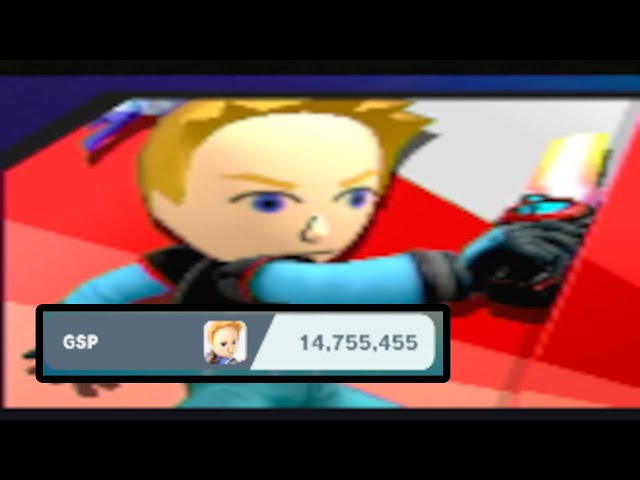 This is Mii Swordfighter 14,75X,XXX GSP (Super Smash Bros Ultimate)