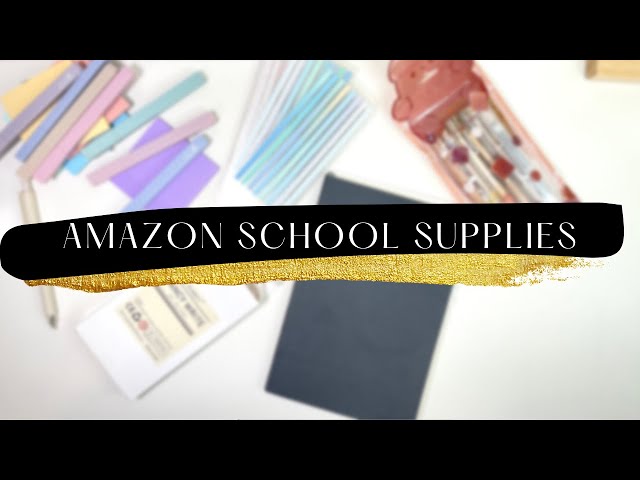 Aesthetic School Supplies from Amazon