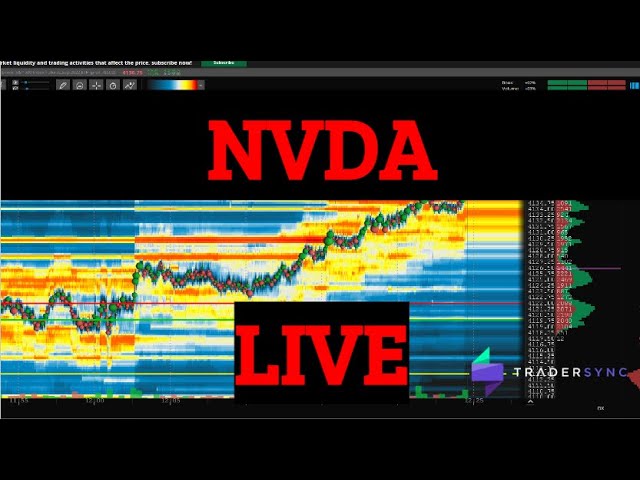 🐶🍎LIVE Daytrading Nvidia NVDA Using Bookmap 11.21.24 Auction Theory and Volume Profile