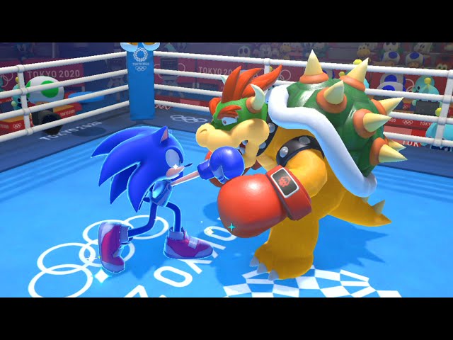 Mario & Sonic at Olympic Tokyo 2020 Boxing Play as Sonic (Master CPU)