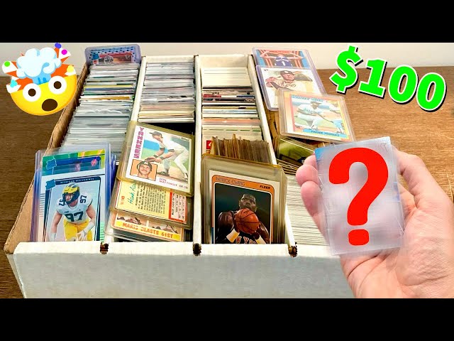 I PAID $100 FOR SPORTS CARDS COLLECTION FROM ONLINE AUCTION…WORTH IT?!