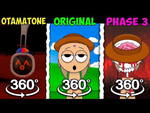 360° VR Incredibox Sprunki Otamatone vs Original vs Phase 3