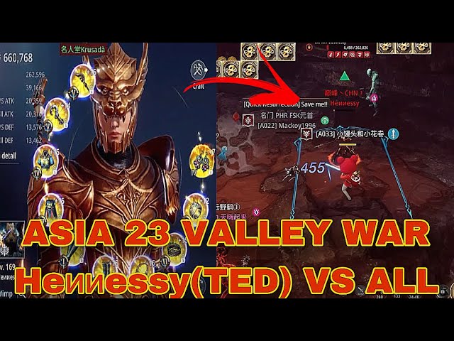 MIR4-ASIA 23 VALLEY WAR | Heииessy(TED) VS FFAM CORE | HOF VS FF FAMILY