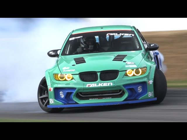 James Deane SHOW at Goodwood FOS 2022 | 900HP 2JZ BMW E92 HGK Eurofighter Drift Car!