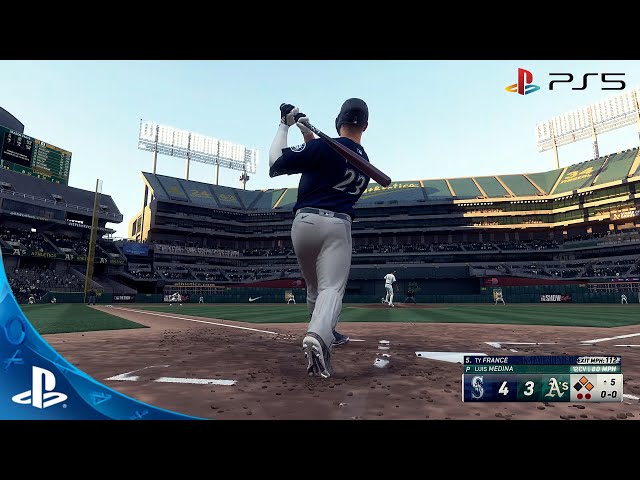 MLB The Show 2024! - Gameplay Seattle Mariners Vs Oakland Athletics (HDR)