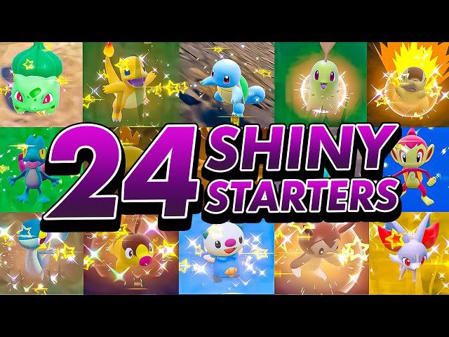 How to Shiny Hunt ALL 24 STARTER Pokemon in The Indigo Disk | Pokemon Scarlet and Violet DLC Pt 2