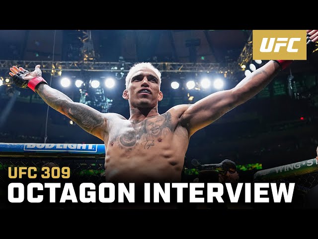 Charles Oliveira Octagon Interview | UFC 309