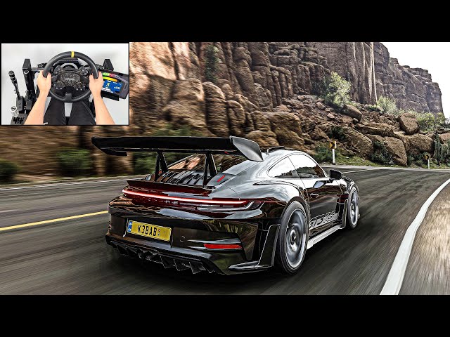 Porsche 911 GT3 RS | Forza Horizon 5 | Steering Wheel Gameplay