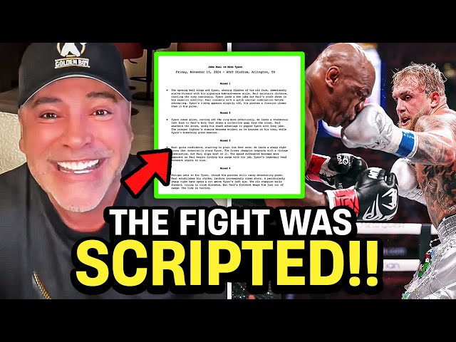 Oscar De La Hoya Exposes SCRIPTED Jake Paul vs Mike Tyson Fight