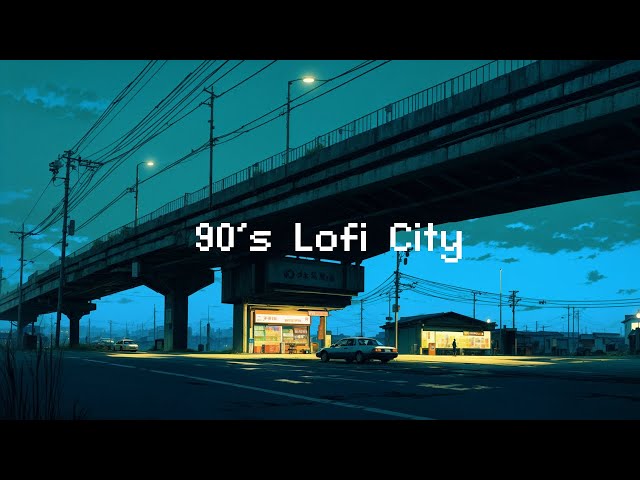 Lofi Hip Hop Radio 📻 90's Lofi City 🎵 Relaxing Music for Stress Relief