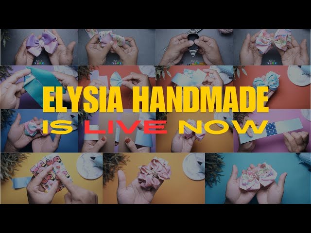 Learn to make ribbon bows with ELYSIA HANDMADE