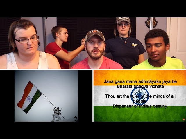 India's National Anthem REACTION! | Happy Independence Day!