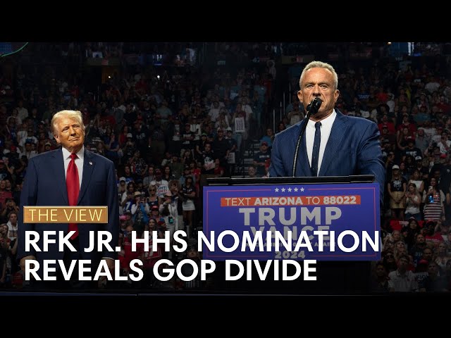 RFK Jr. HHS Nomination Reveals GOP Divide | The View