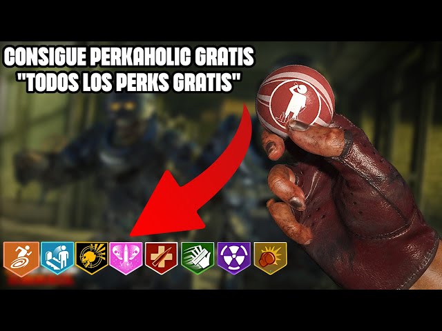 BLACK OPS 6 ZOMBIES "COMO CONSEGUIR PERKAHOLIC GRATIS EN TERMINUS" | TODAS LOS PERKS GRATIS