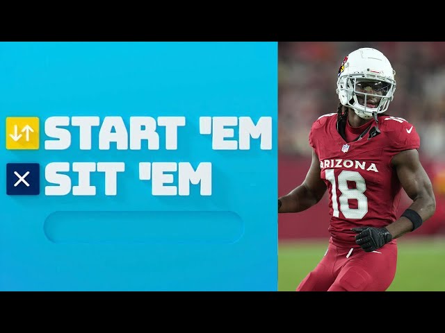 Start 'Em Sit 'Em Week 12 | NFL Fantasy