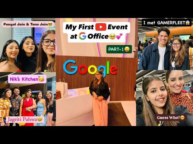 YOUTUBE Event at GOOGLE Office😍💕| APURVA MENDIRATTA | SO Many Creators❤️‍🔥 |