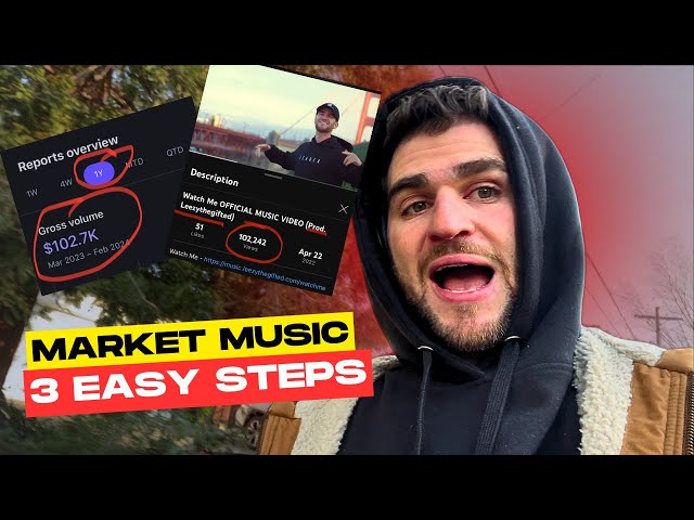 3 easy steps to market your music as a beginner [0 - 100k]