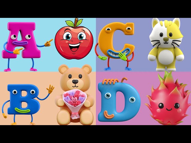 The ABC Song | Learn ABCs and Phonics for Kids | Fun Alphabet Song & Educational Music for Children