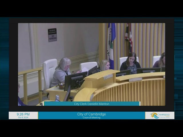 Council Meeting - October 8, 2024