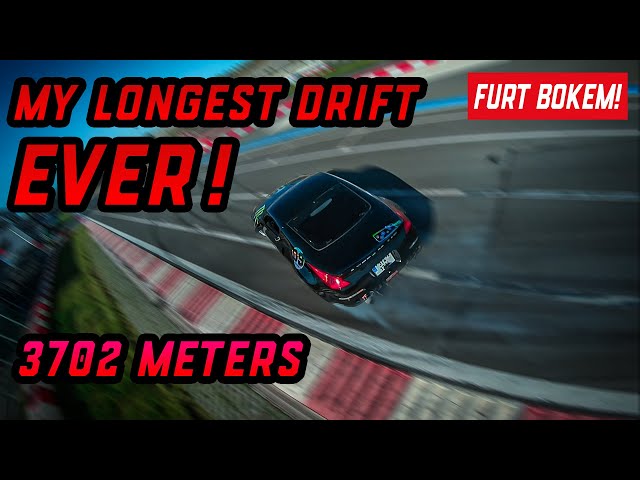 My Longest Drift 3702 meters in Nissan 350Z #furtbokem