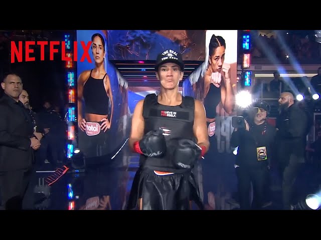 Amanda Serrano Entrance | Jake Paul vs. Mike Tyson | Netflix